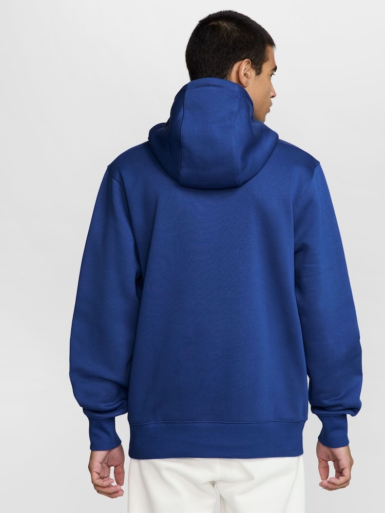 Nike Royal Blue Club Pullover Hoodie - Image 2 of 3