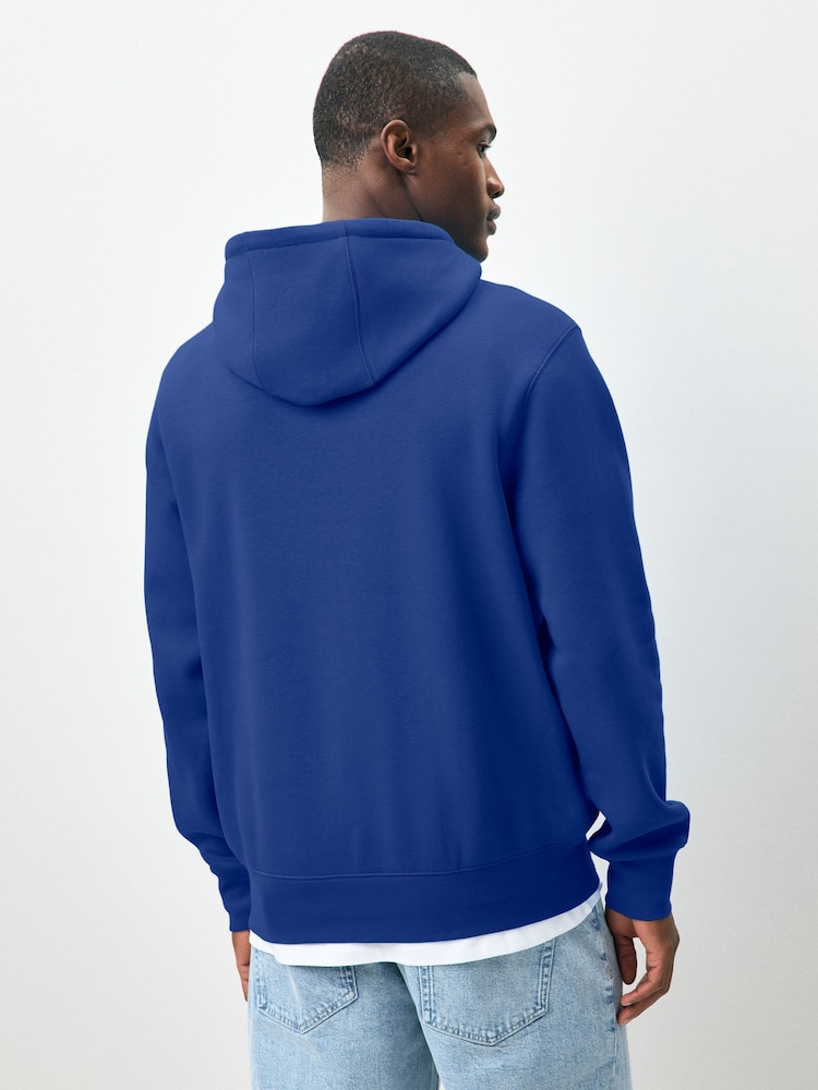 Nike Royal Blue Club Pull Over Hoodie - Image 2 of 3 Nike Royal Blue Club Pull Over Hoodie - Image 2 of 3