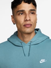 Nike Denim Turquoise Club Pullover Hoodie - Image 3 of 3