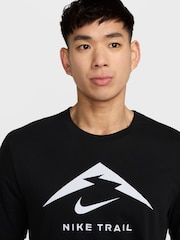 Nike Black Dri-FIT Trail Running T-Shirt - Image 3 of 4