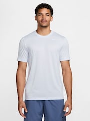 Nike Football Grey Dri-FIT Training T-Shirt - Image 1 of 4