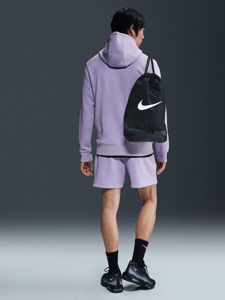 Nike Hydrangea Purple Grey Club Pullover Hoodie - Image 2 of 3