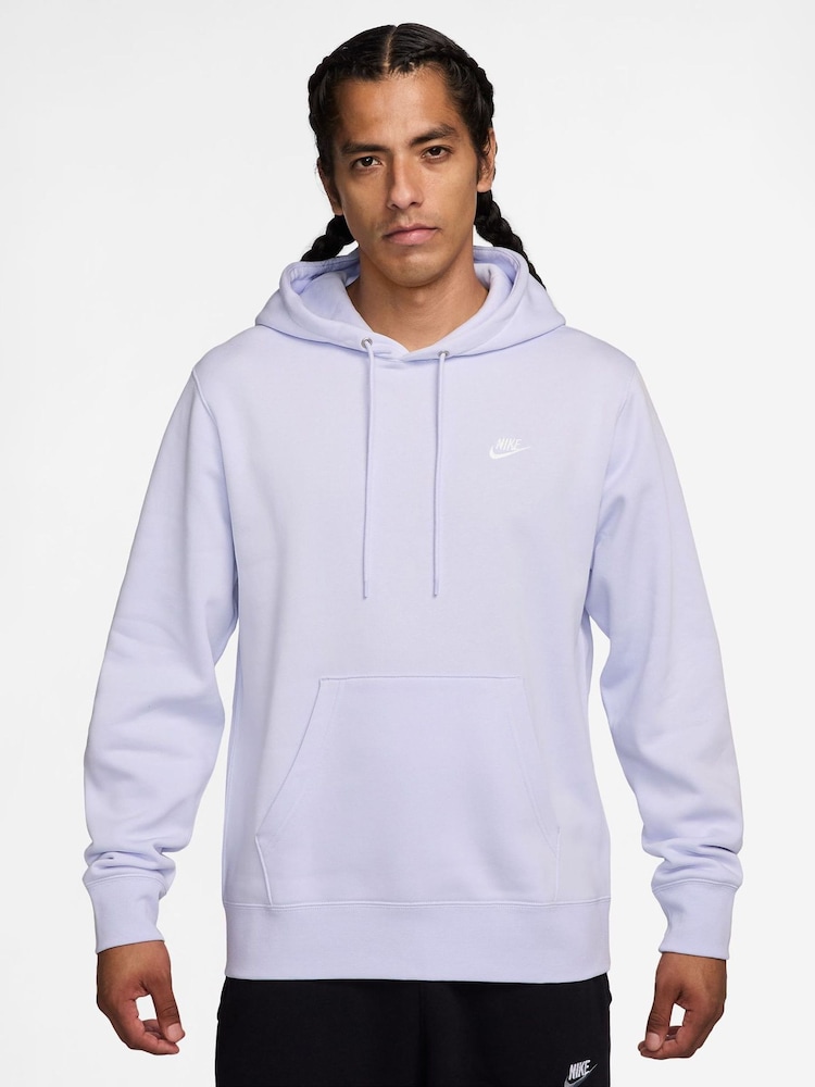 Nike Amethyst Purple Club Pullover Hoodie - Image 1 of 3
