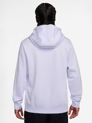 Nike Amethyst Purple Club Pullover Hoodie - Image 2 of 3