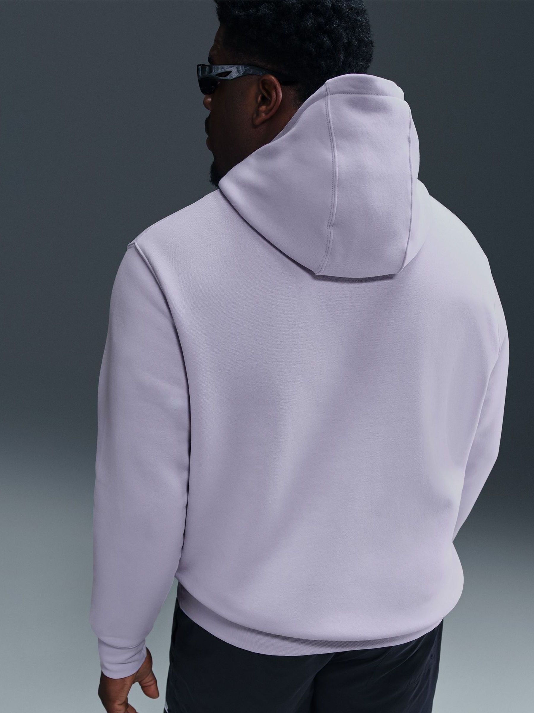 mens nike light purple hoodie