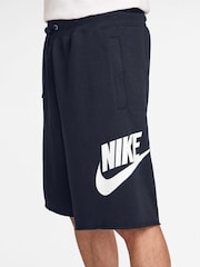 Nike Obsidian Club Graphic Print French Terry Shorts - Image 3 of 4