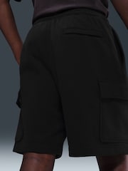 Negro - Pantalones cortos de estilo cargo de polar Club de Nike - Imagen 5 de 10