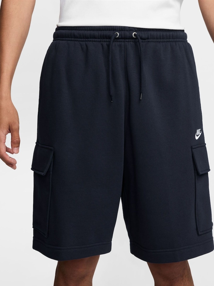 Nike Obsidian Club Fleece Cargo Shorts - Image 1 of 4