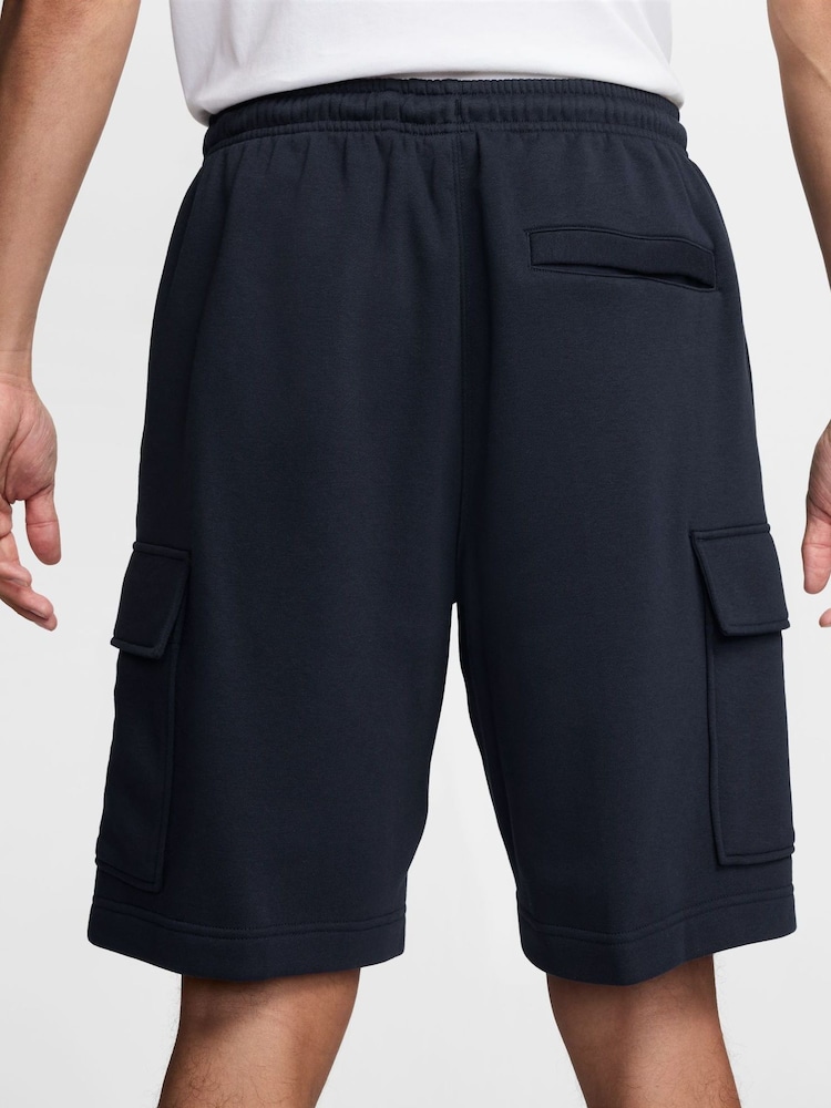 Nike Obsidian Club Fleece Cargo Shorts - Image 2 of 4
