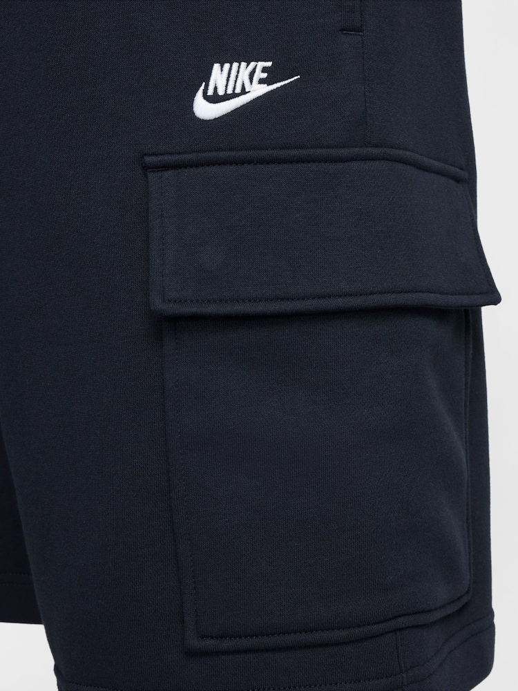 Nike Obsidian Club Fleece Cargo Shorts - Image 4 of 4 Nike Obsidian Club Fleece Cargo Shorts - Image 4 of 4