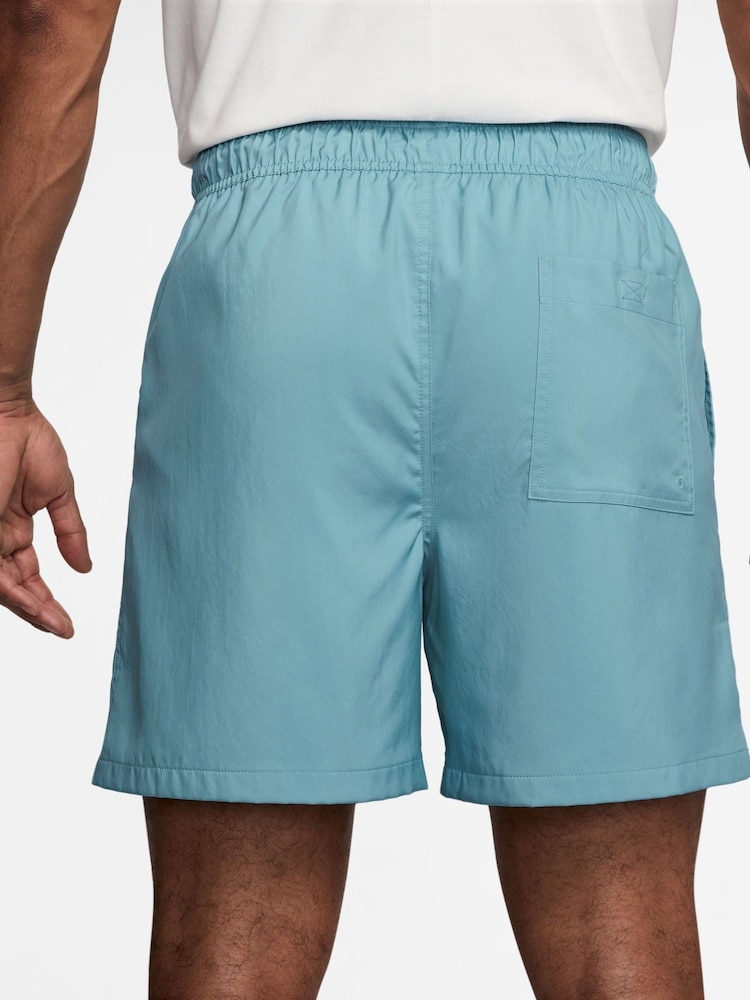 Nike Glacier Blue Club Woven Flow Shorts - Image 2 of 4 Nike Glacier Blue Club Woven Flow Shorts - Image 2 of 4
