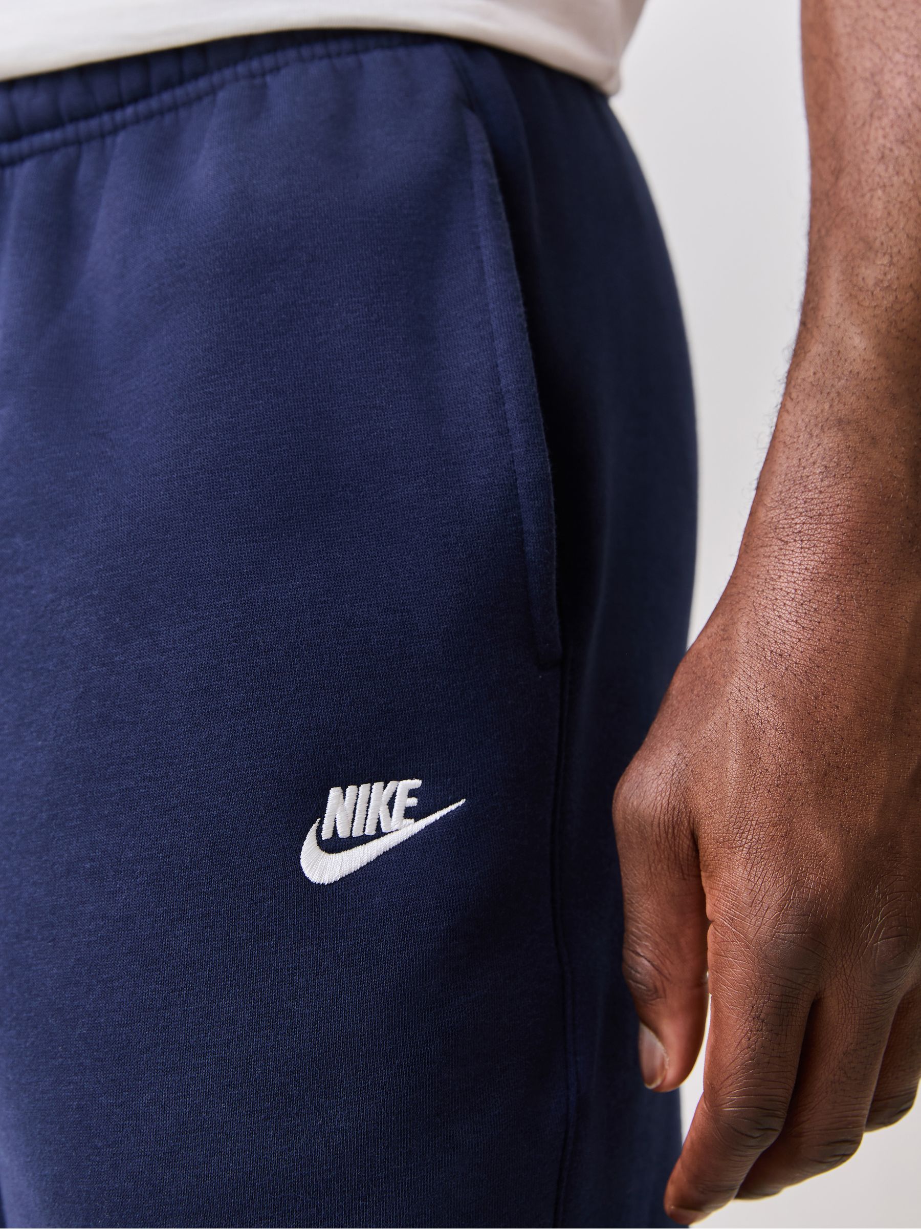 Buy Nike Obsidian Club Fleece Wide Leg Joggers from the Next UK