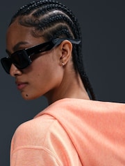 Nike Orange Sportswear Chill Terry Loose Full-Zip French Terry Hoodie - Image 4 of 5
