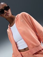 Nike Orange Sportswear Chill Terry Loose Full-Zip French Terry Hoodie - Image 5 of 5