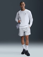 Nike White Club Crew Sweatshirt - Image 1 of 3