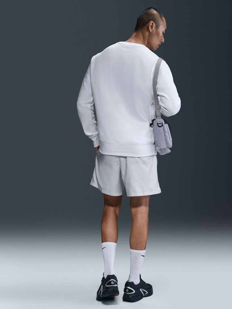 Nike White Club Crew Sweatshirt - Image 2 of 3