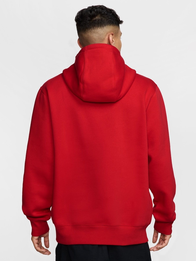 Nike University Red Club Pullover Hoodie - Image 2 of 3