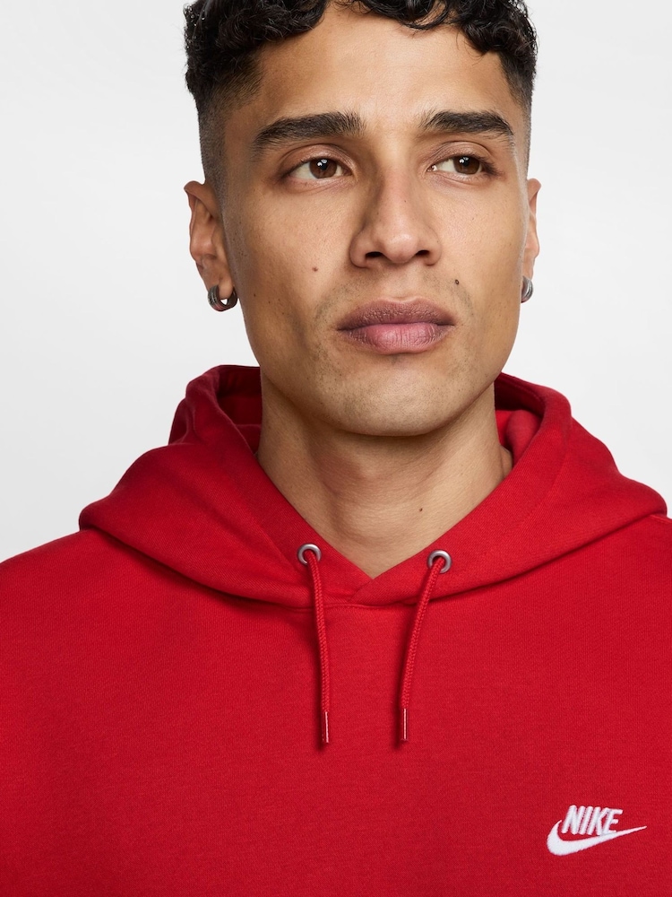 Nike University Red Club Pullover Hoodie - Image 3 of 3