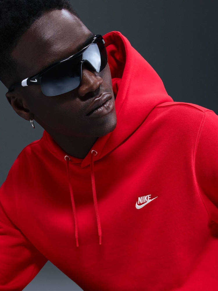 Nike University Red Club Pull Over Hoodie - Image 5 of 5