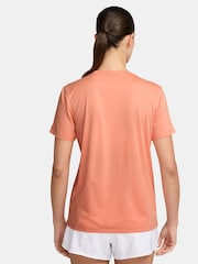 Nike Apricot Orange Dri-FIT Graphic T-Shirt - Image 2 of 3
