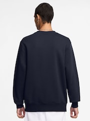 Nike Obsidian Navy Club Crew Sweatshirt - Image 2 of 3