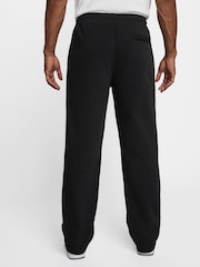 Nike Black Club Fleece Open Hem Joggers - Image 2 of 3