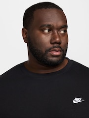 Nike Black Club Crew Sweatshirt - Image 10 of 12