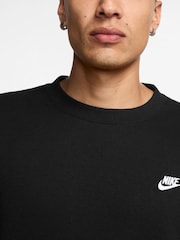 Nike Black Club Crew Sweatshirt - Image 11 of 12