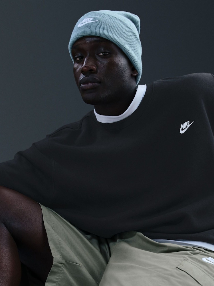 Nike Black Club Crew Sweatshirt - Image 13 of 13 Nike Black Club Crew Sweatshirt - Image 13 of 13