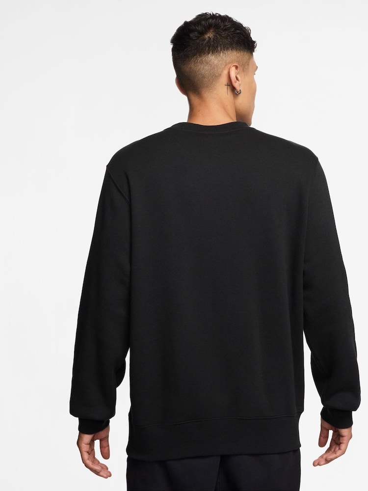 Nike Black Club Crew Sweatshirt - Image 2 of 12