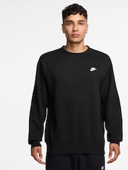 Nike Black Club Crew Sweatshirt - Image 3 of 12