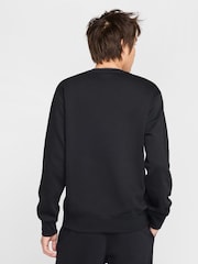 Nike Black Club Crew Sweatshirt - Image 4 of 12