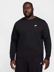 Nike Black Club Crew Sweatshirt - Image 6 of 12