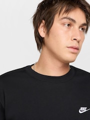Nike Black Club Crew Sweatshirt - Image 7 of 12