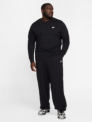 Nike Black Club Crew Sweatshirt - Image 9 of 12