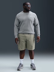 Nike Dark Grey Heather Club Crew Sweatshirt - Image 9 of 10