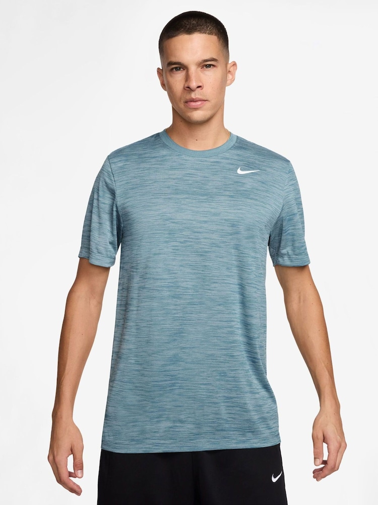 Nike Smokey Blue Dri-FIT Training T-Shirt - Image 1 of 3