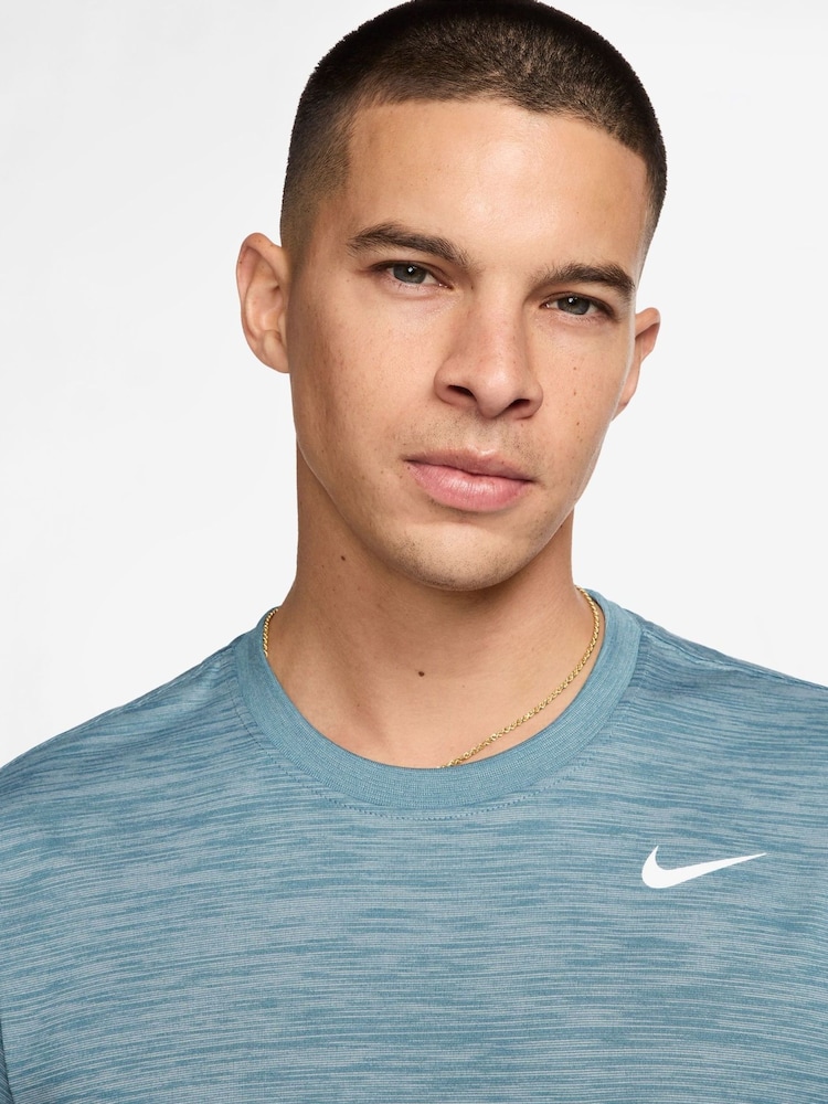 Nike Smokey Blue Dri-FIT Training T-Shirt - Image 3 of 3