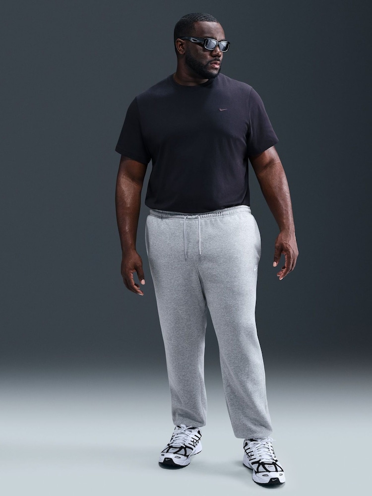 Nike Light Grey Marl Club Fleece Joggers - Image 10 of 10 Nike Light Grey Marl Club Fleece Joggers - Image 10 of 10