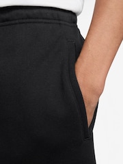 Nike Black Club Fleece Graphic Print Shorts - Image 4 of 4