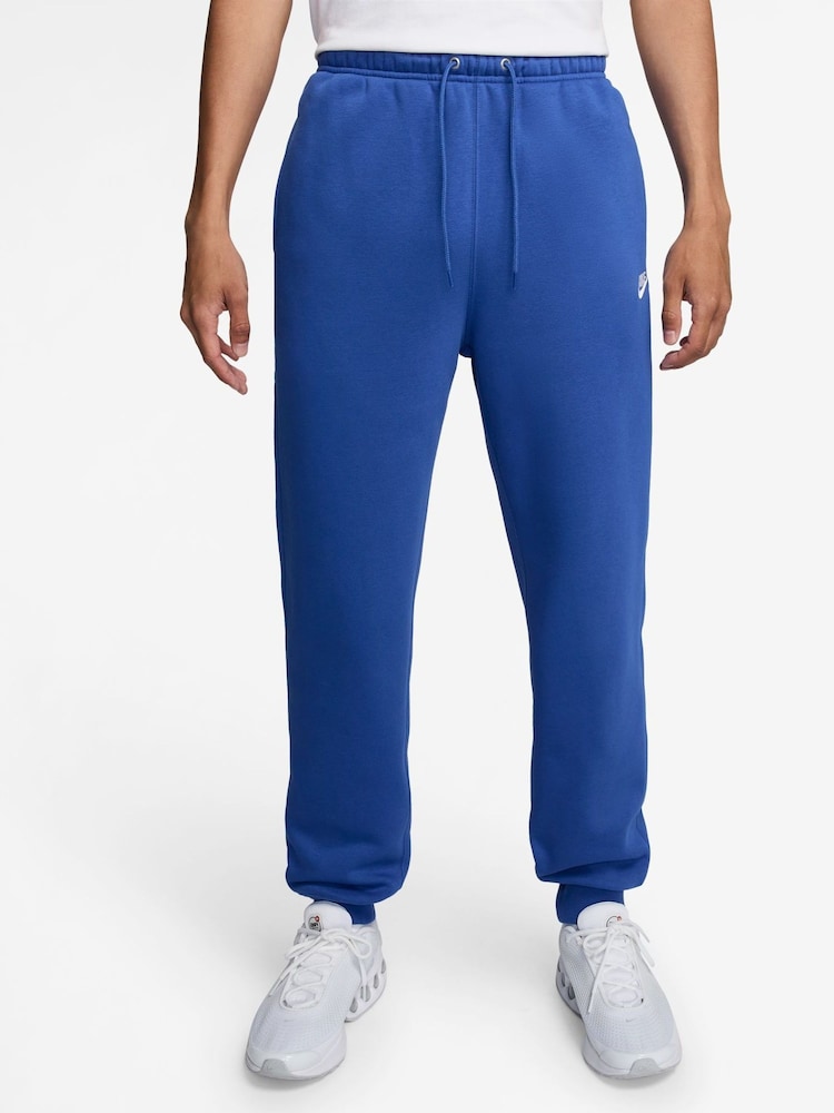 Nike Royal Blue Club Fleece Joggers - Image 1 of 3 Nike Royal Blue Club Fleece Joggers - Image 1 of 3