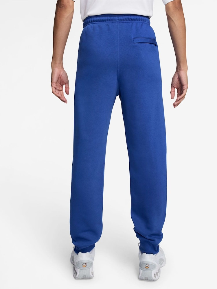 Nike Royal Blue Club Fleece Joggers - Image 2 of 3 Nike Royal Blue Club Fleece Joggers - Image 2 of 3