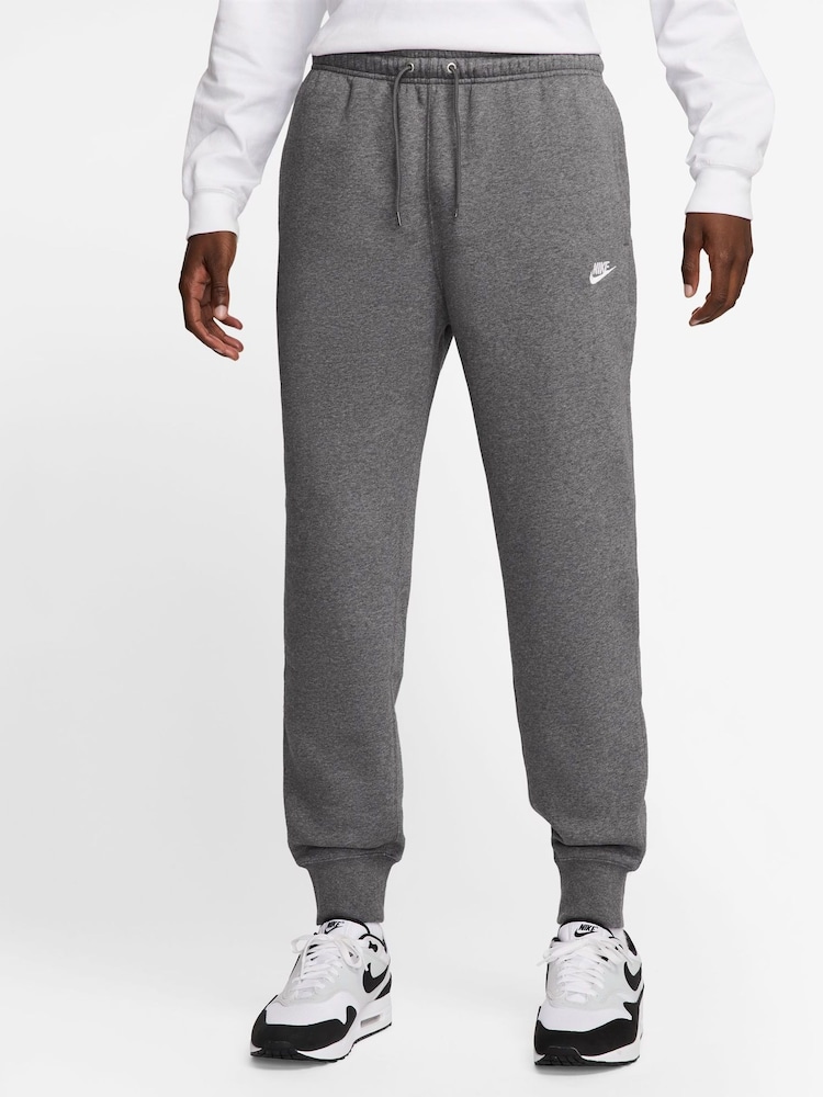 Nike Dark Grey Heather Club Fleece Joggers - Image 1 of 1