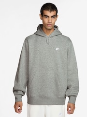 Темно-серый меланжевый - Худи Nike Club - Изображение 1 из 3