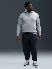 Hellgrau meliert - Nike Club Kapuzensweatshirt - Bild 10 von 10