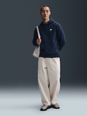Nike Obsidian Navy Club Pullover Hoodie - Image 1 of 5