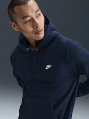 Nike Obsidian Navy Club Pullover Hoodie - Image 3 of 5