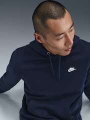 Nike Obsidian Navy Club Pullover Hoodie - Image 5 of 5