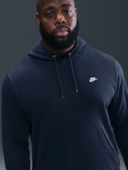 Obsidian Navy - Nike Club Kapuzensweatshirt - Bild 9 von 10
