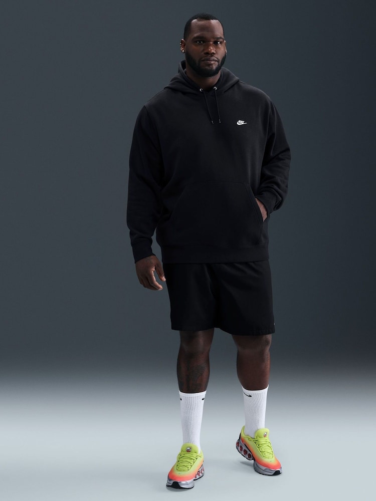 Nike Black Club Pull Over Hoodie - Image 10 of 10 Nike Black Club Pull Over Hoodie - Image 10 of 10